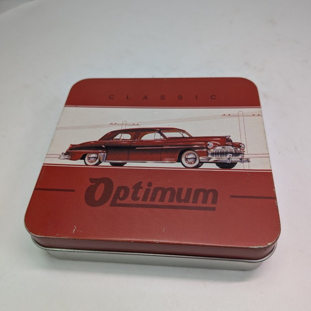 De Soto 1950–1951 Custom 4-Door Sedan Car Metal Tin by Optimum Burgundy Maroon